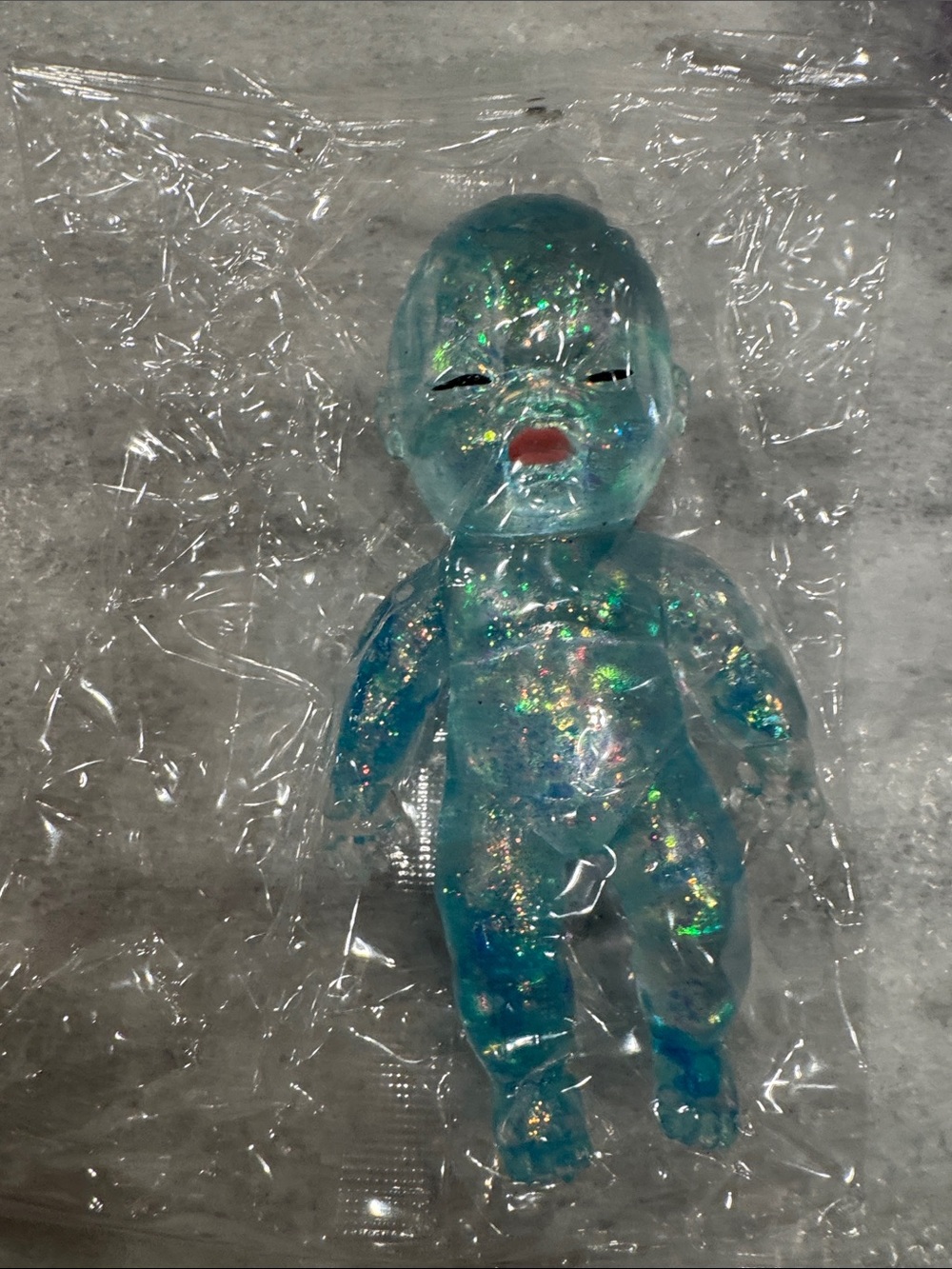 Blue sugar, baby squishy
